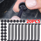 Nylon Cable Tie Buckle Universal Car Fender Trunk Engine Guard Panel Wire Management Secure Auto Fastener Screw Replacement Clip