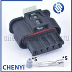 5 Pin Female Automotive waterproof Connector Air flow meter Sensor Injector Wire harness Plug 8509445-02 805-123-541 805-123