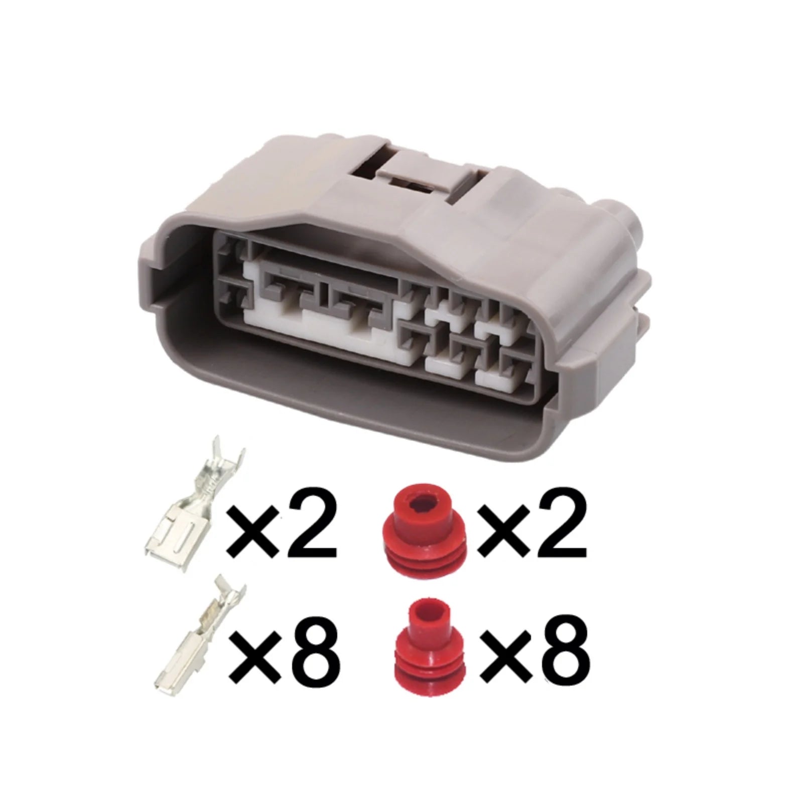 10PIN Automotive Waterproof 2.2mm 4.8mm Female Connector Transmission Wiring Harness Plug MG641316-4 For Toyota Rav4