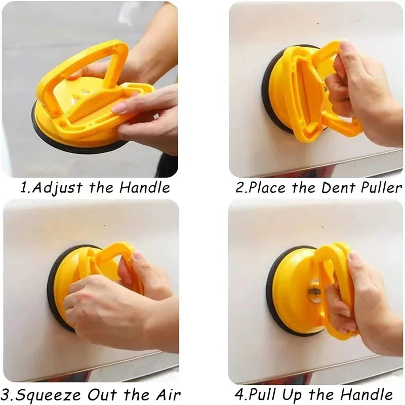 Car Minor Dent Repair Suction Cup Tool Kit - Vehicle Dent Puller Set for Diagnostic and Inspection - Various Materials Amagi