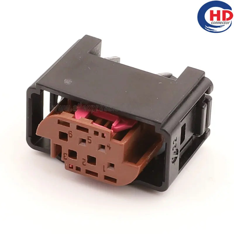 6pin male electric housing plug auto wiring cable connector  1-967360-2