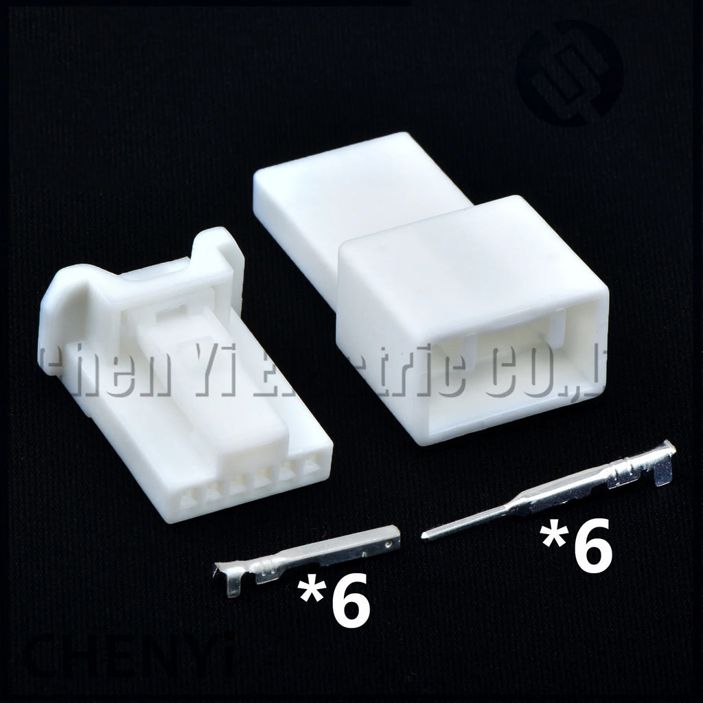 6 Pin HE series male or female Automotive Connector Car ambient light Reading light plug 1111500607JA001 For Toyota Nissan Honda