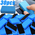 Car Ceramic Coating Sponge Applicator 30/1PCS Glass Nano Wax Coat Sponges Blue Square Sponge and Cloth Cleaning Accessories New