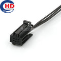 6 Pin Connector Unsealed 0.6mm Series Female Connector Cable Plug Motorcycle Electrical Harnesses Wiring Harness 1355881-1