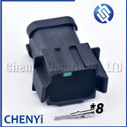8 Pin Black DT series Connector Waterproof Wire harness plug Socket DT06-8S DT04-8P DT06-8S-E005 DT04-8P-E005 For Deutsch