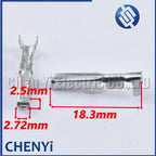 50 Pcs 2.0mm Automotive Crimp Wire tin-plating Terminal Brass Loose Car Connection Pins ST730497-3 7116-1473 ST730495-3 G67 G68