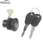 3Pcs/Set 2 Keys+1 Lock Electric Car Scooter Tail Box Lock Trunk Lock Accessories Motorcycle Rear Locks