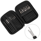 18 Pcs Car Cable Plug Removal Tool Pin Extractor Repair Remover Key Tools With Box Car Auto Cable Plug Remove Pin Puller