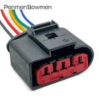 1 Set 5 Pin Car Air Flow Electrical Cable Connectors Waterproof Female Wire Harness Plug 1J0973775A