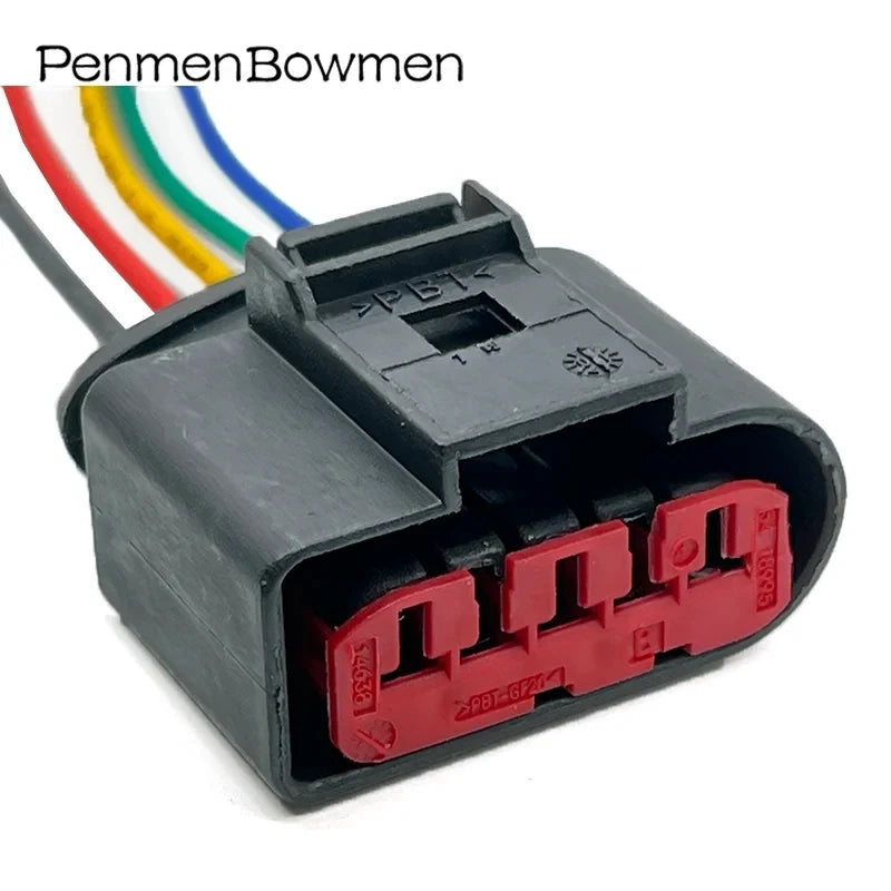 1 Set 5 Pin Car Air Flow Electrical Cable Connectors Waterproof Female Wire Harness Plug 1J0973775A