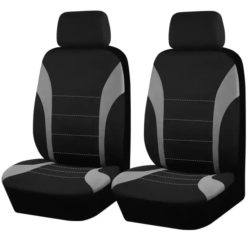 Auto Parts Car Seat Cover Polyester Fabric 5 Piece Set Four Season Universal Airbag Safe Truck Van Front/Rear Cushion amagi