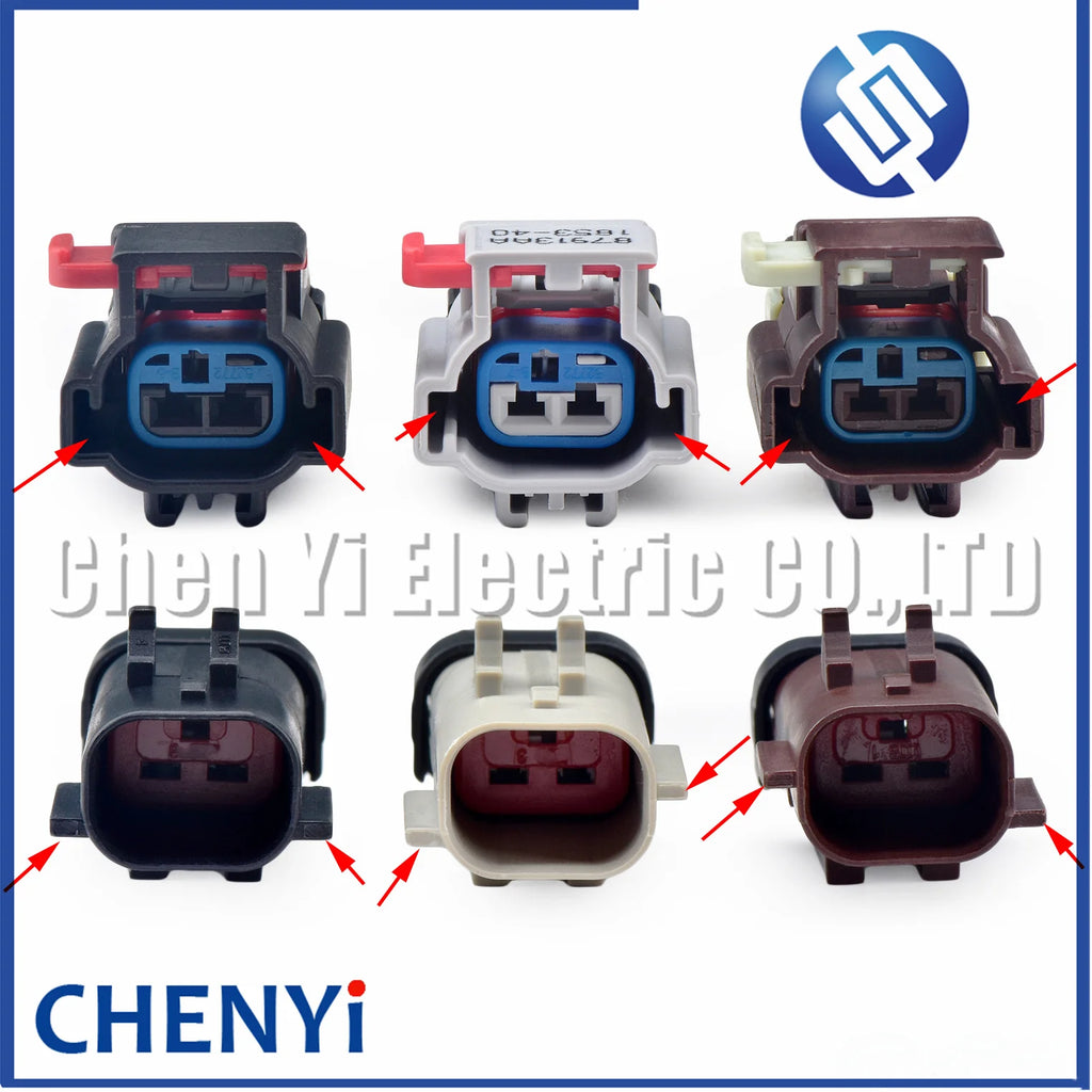 2 Pin automotive waterproof connector Air solenoid valve plug 54200207 54200261 54200206 For Cummins Jeep Lincoln Chrysler