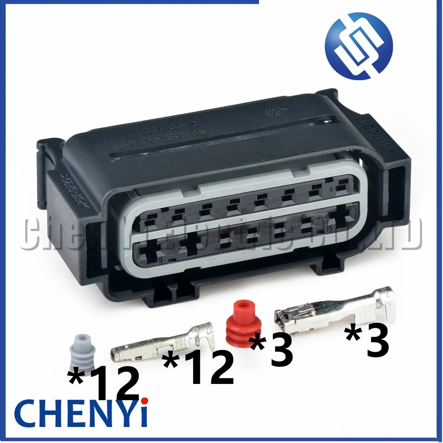 15 Pin Automotive Connector bumper radar sensor Wire harness Plug 7590356-05 7590358-05 7590357-06 1564456-9 1564456-1 1564456-2