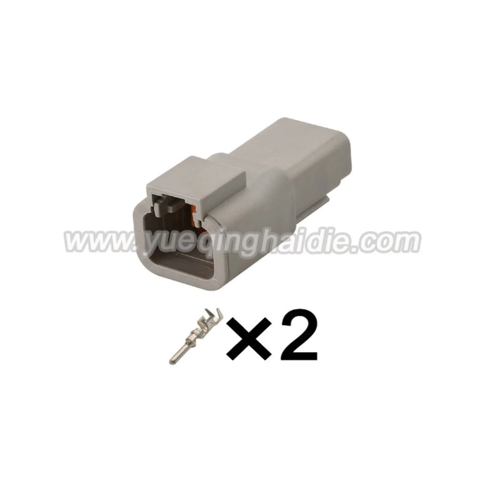 2 PIN Connector Waterproof 2.3mm Series Male Female Connectors Wiring Harness Housing Cable Socket DTP04-2P DTP06-2S