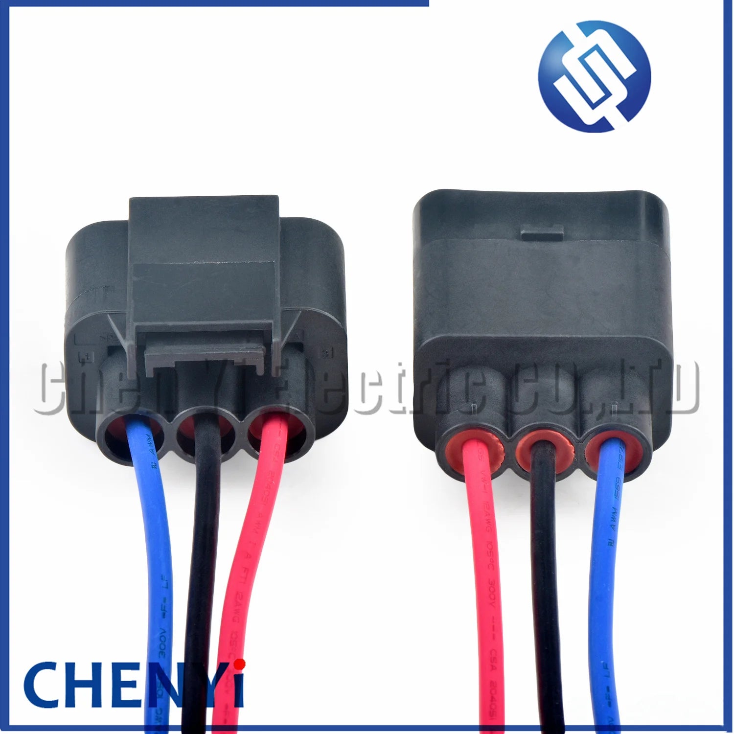 3 Pin Female or male automotive waterproof connector Electric Radiator Fan Wire harness plug Socket 1743271-2 For Hyundai Kia