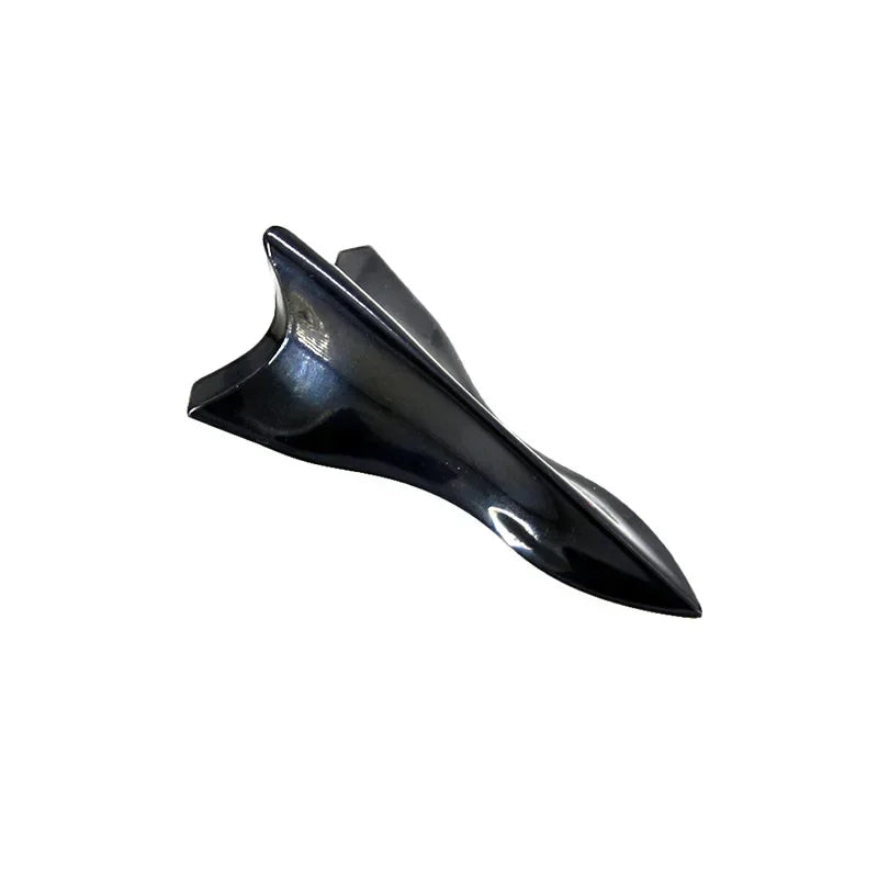 10pcs Car Exterior Trim Items Roof Tail Black Shark Fin General Purpose Pointed Carbon Fiber Bumper Modification Kit Wind Knife