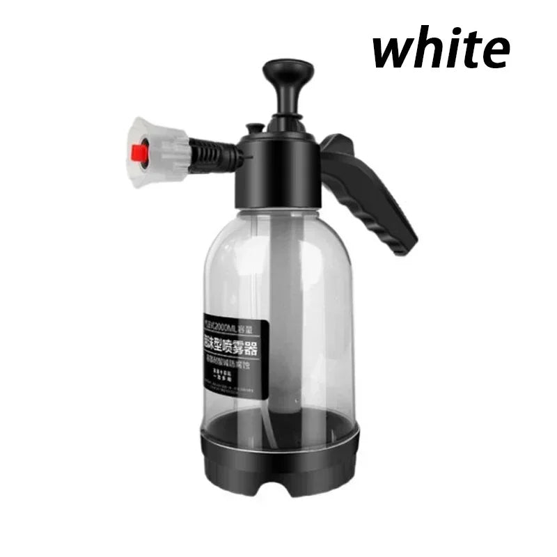 High Pressure 2L Household Car Dual-use Cleaning Foam Spray Pot Acid Alkali Resistant Large Capacity Glass Spray Pot Fan Amagi
