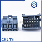 1 set 18 Pin Car grey Connector Male Female Quick Connector Car Harness Connector Plug 1-967624 1-967629 With Pins