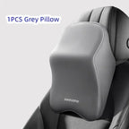 Car Lumbar Back Support Memory Foam Headrest Neck Lumbar Pillow Universal Soft Neck Pillows Seat Cushion Car Interior Accessorie