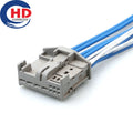 10 Pin Connector Unsealed 0.6mm 2.8mm Female Connector Cable Plug Motorcycle Electrical Harnesses Wiring Harness 1564760-1
