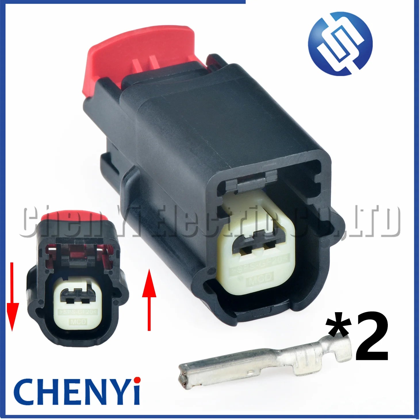 2 Pin Auto Fog lamp daytime light connector Temperature sensor plug AU5T-12A647-AC 31402-2510 34977-2100 For Ford Honda Toyota