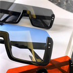 net red retro street shot sunglasse men Half Frame show thin face sunglasses women Glasse Car Driving Glass Anti Glare accessory