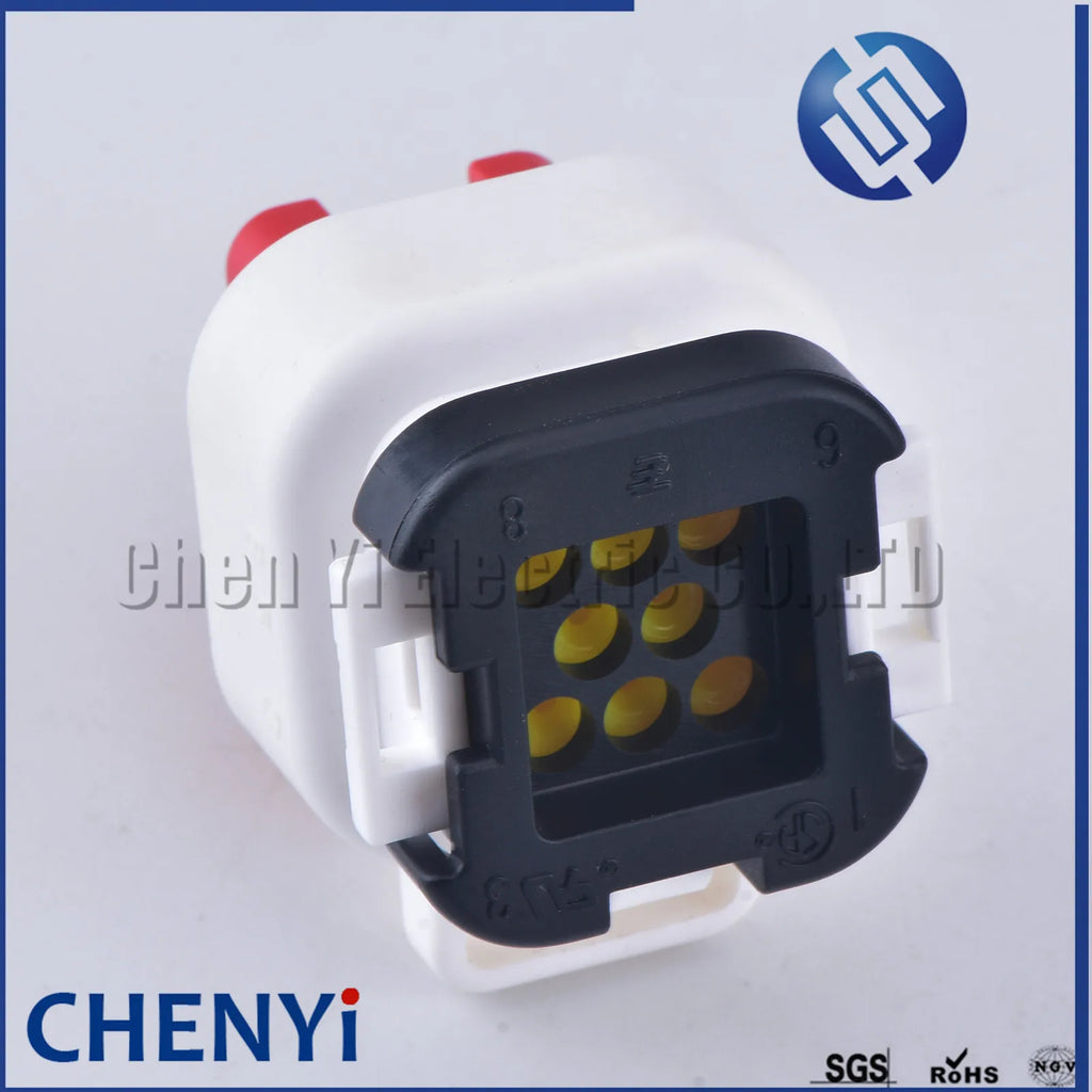 White 8 Pin Male or Female Waterproof Automotive ECU Connector EPEC PCB Wire harness plug 776286-2 776276-2 776280-2 With Pins