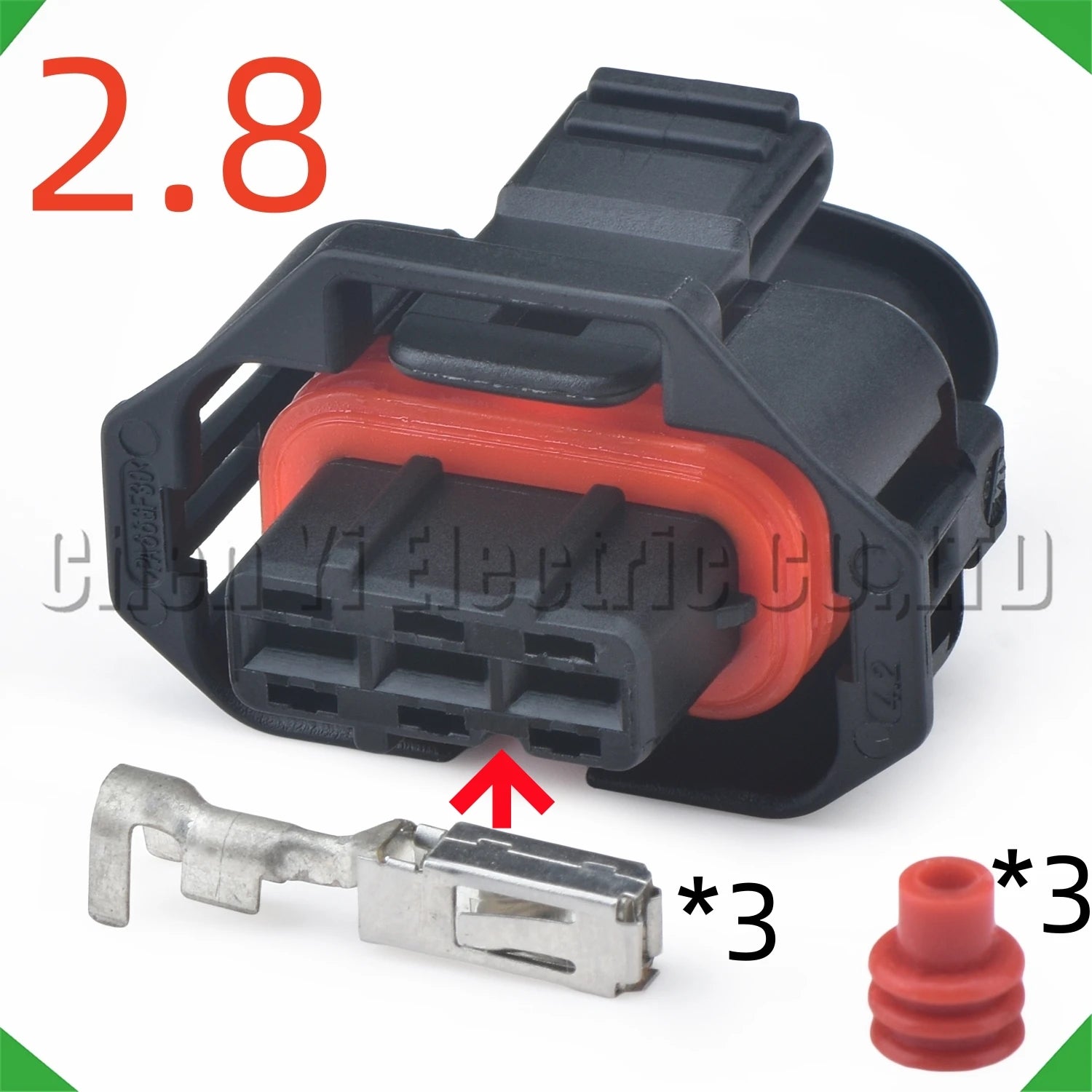 3-Pin Auto Connector Connector Automotive Connectors Measurement fuel injector sensor