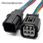 1 Set 6 Pin Air Fuel Ratio HV 040 AFR Sensor Plug Waterproof Auto Electric Connector Wire Harness for 6188-4908 6189-7040
