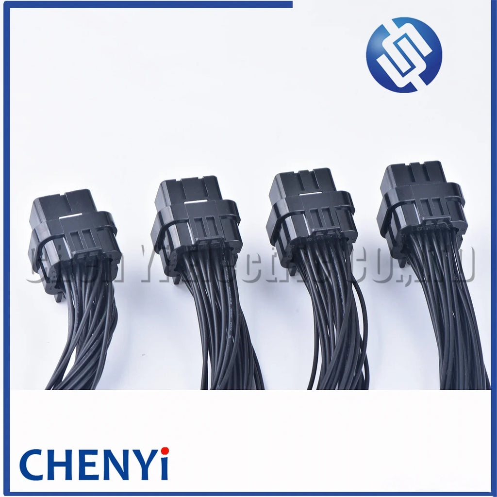 26 Pin Auto ECU Computer Connector Oil Gas Electrical Plug 3-1437290-7 3-1437290-8 1473416-1 1473416-2 With 30cm Wires
