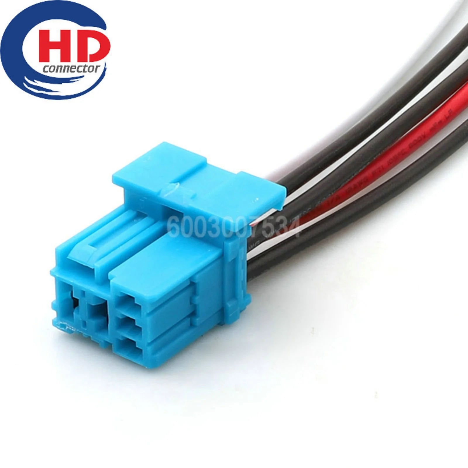 5 Pin Connector Unsealed 4.8mm 6.3mm Female Connector Cable Plug Motorcycle Electrical Harnesses Wiring Harness Housing Blue
