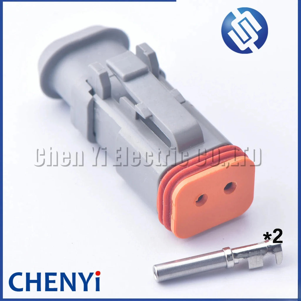 2 Pin Automotive Pump Truck Wiring Harness Connector Injector Plug Cover DT04-2P-E008 DT06-2S-E008 DT04-2P DT06-2S For Deutsch