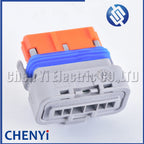 6 Pin 2B+4S Composite female automotive waterproof connector Throttle oil pump plug For Peugeot Citroen C4 C6