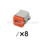 Deutsch DT 8Pin Connector Waterproof 1.6mm Auto Wire Harness Cable Plug DT04-8PA DT06-8SA DT04-08PA-E004 DT06-08SA-EP07