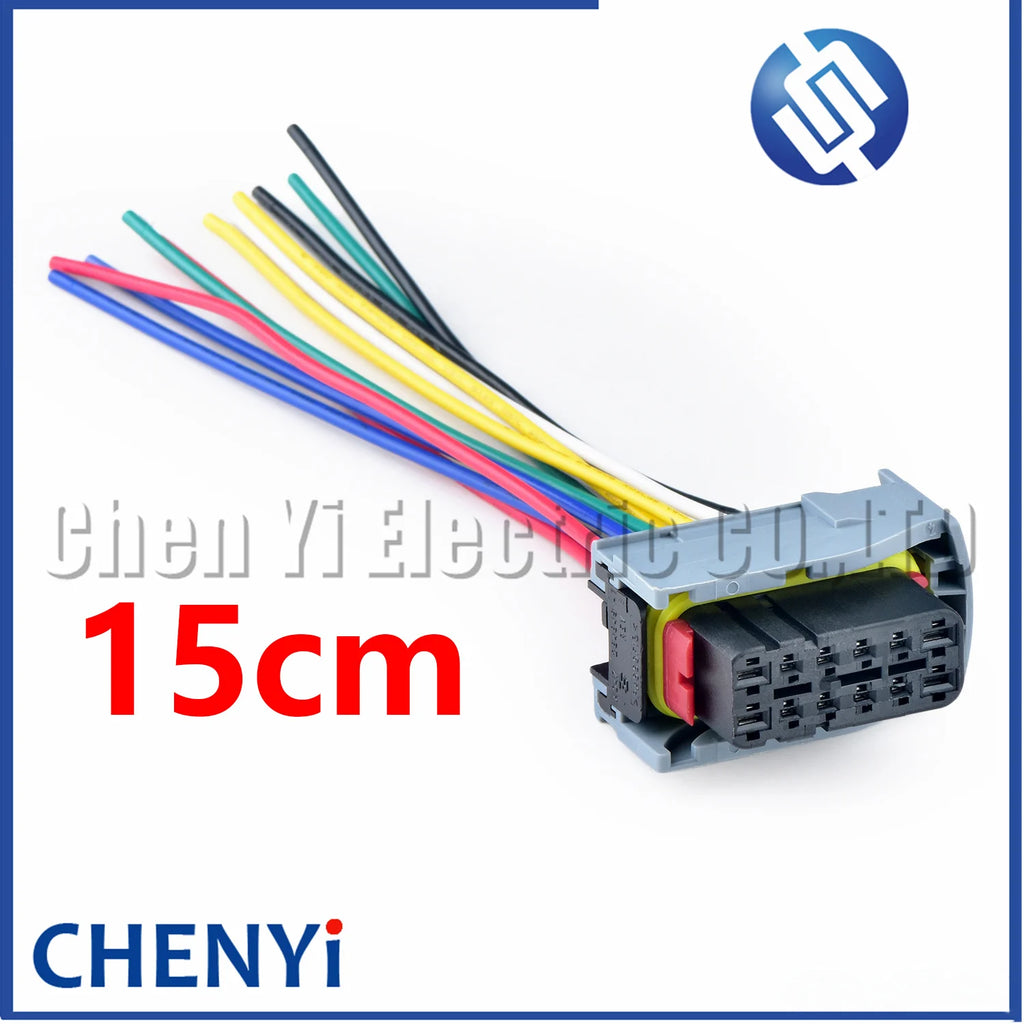 12 Pin Automotive Waterproof Connector Master Control Program wire harness Plug 284849-1 284850-1 1-284844-0