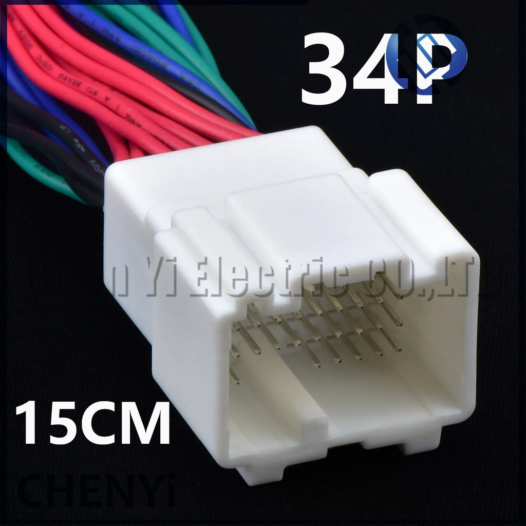 34 Pin Auto Connector ECU controller module harness plug Socket 1123337-1 90980-12144 90980-12527 For Toyota Hilux Honda Nissan
