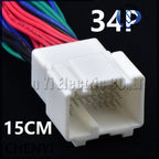 34 Pin Auto Connector ECU controller module harness plug Socket 1123337-1 90980-12144 90980-12527 For Toyota Hilux Honda Nissan