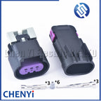 3 Pin Auto Waterproof Wiring Harness Connector Socket Electric Oil Pump Plug 15326808 13519047 15326813 For GT 150 with wires