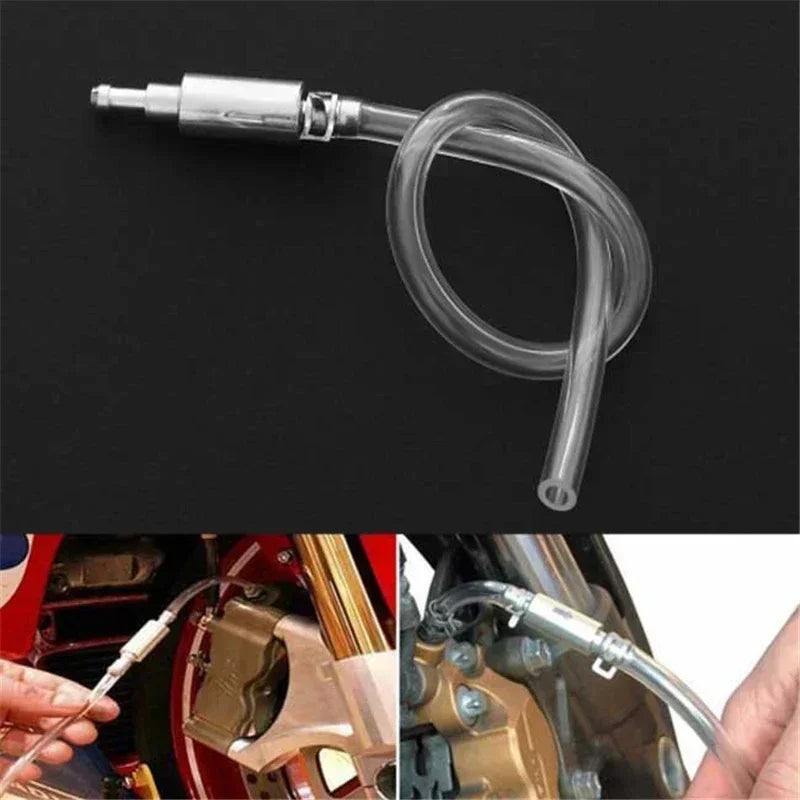 Car Bleeder Hose Hydraulic Clutch One Way Valve Tube Brake Bleeding Tool Kit Brake Fluid Oil Change Tool Amagi