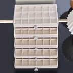 Layer Drawer Style Velvet Jewelry Box Earring Bracelet Storage Rack Multi Layer Display Case for Jewelry Accessories Amagi
