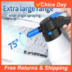 DIY Electric Foam Sprayer Foaming Pump Sprayer USB Rechargeable Lithium Auto Wash Battery Cleaning Tool Auto Accessories Amagi