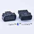 12 pin car waterproof auto connector male or female LED Fog Light Wire Socket Connector 6181-6784 6189-7410 For Honda