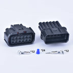 12 pin car waterproof auto connector male or female LED Fog Light Wire Socket Connector 6181-6784 6189-7410 For Honda