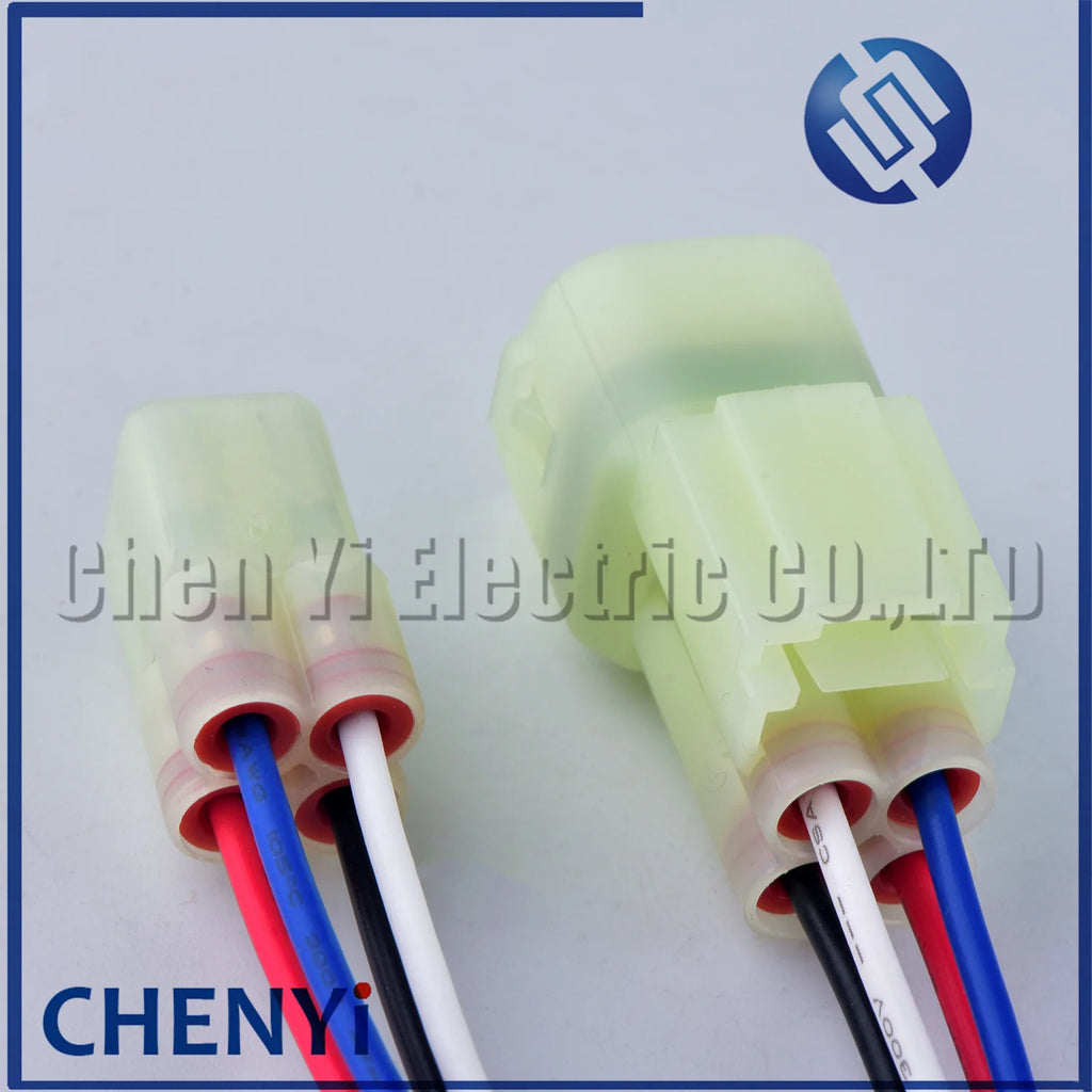 4 Pin HM 090 male female Auto Oxygen Sensor plug Waterproof Electrical Connector Wire Harness Plug 6180-4181 6187-4441