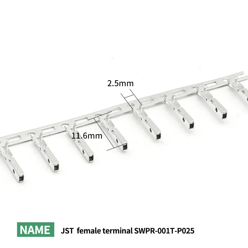 5/10/100 Sets Automotive Connectors JST02R-JWPF-VSLE 2/3/4/6/8 Pin Waterproof Connectors Male and Female Butt Plugs