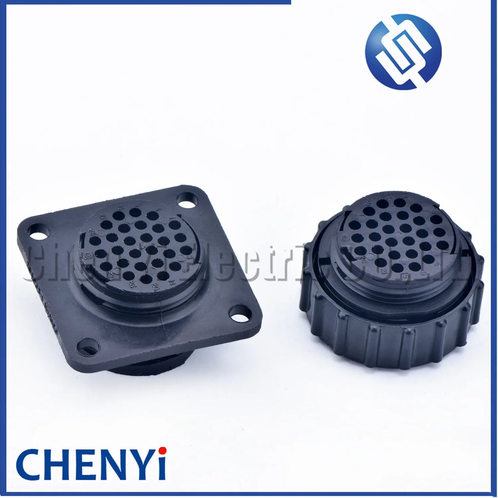 28 Pin male or female Circular Wiring Connector Electricity Plug 206039-1 206038-1 With gold-plating Pins