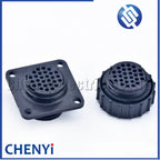 28 Pin male or female Circular Wiring Connector Electricity Plug 206039-1 206038-1 With gold-plating Pins