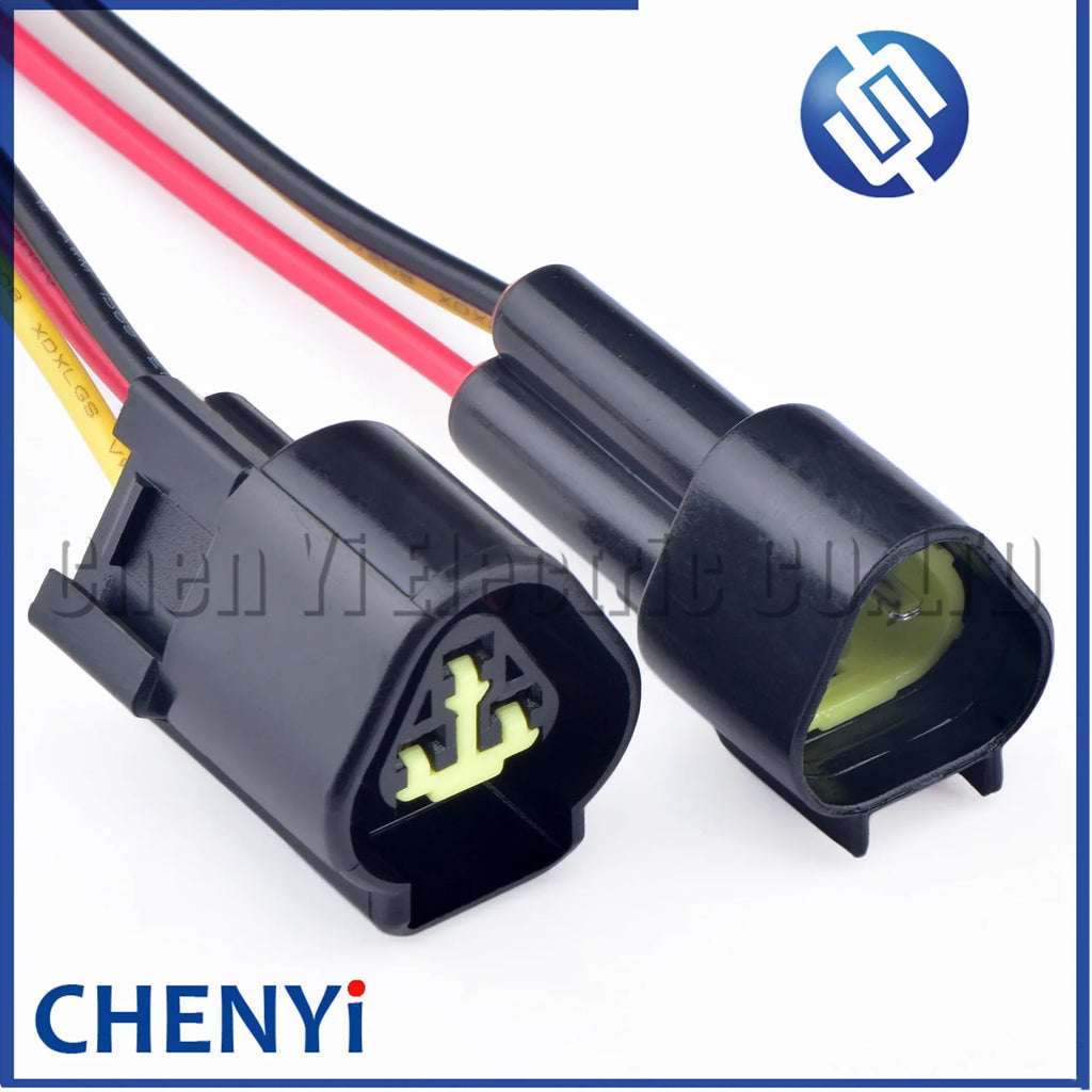 3 Pin 2.3mm Furukawa Black Auto Male or Female Car Waterproof Connector Wire Harness Switch plug FW-C-3M-B FW-C-3F-B