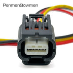 1 Set 3 Pin Auto Reversing Light Radar Electrical Cable Connectors Female Wiring Harness Plug for Honda Infiniti 7283-2147-30