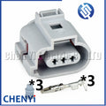3 Pin Automotive waterproof connector sensor wire harness plug 1J0973703 1J0973703A 1J0973703B 1J0973703G 8E0973703B